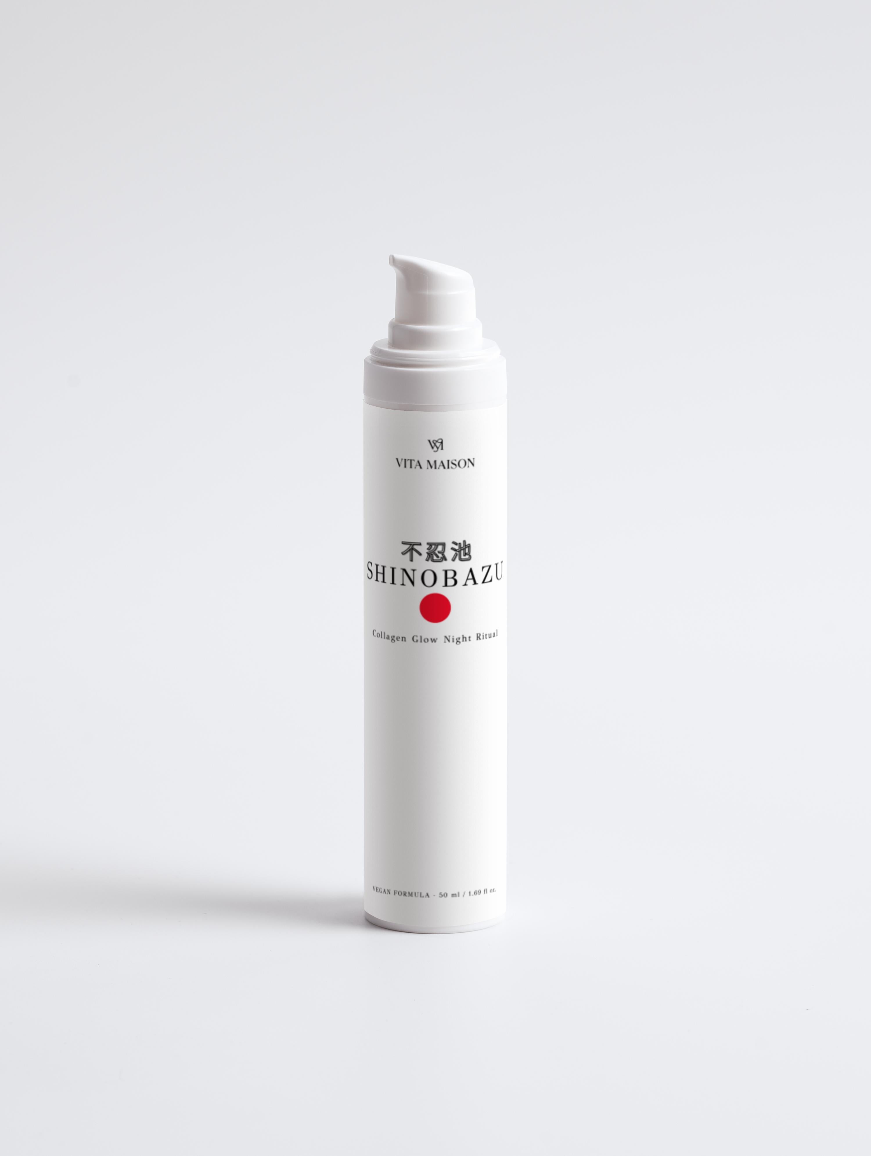 SHINOBAZU™Collagen Glow Night Ritual · Japan Rituals · VITA MAISON