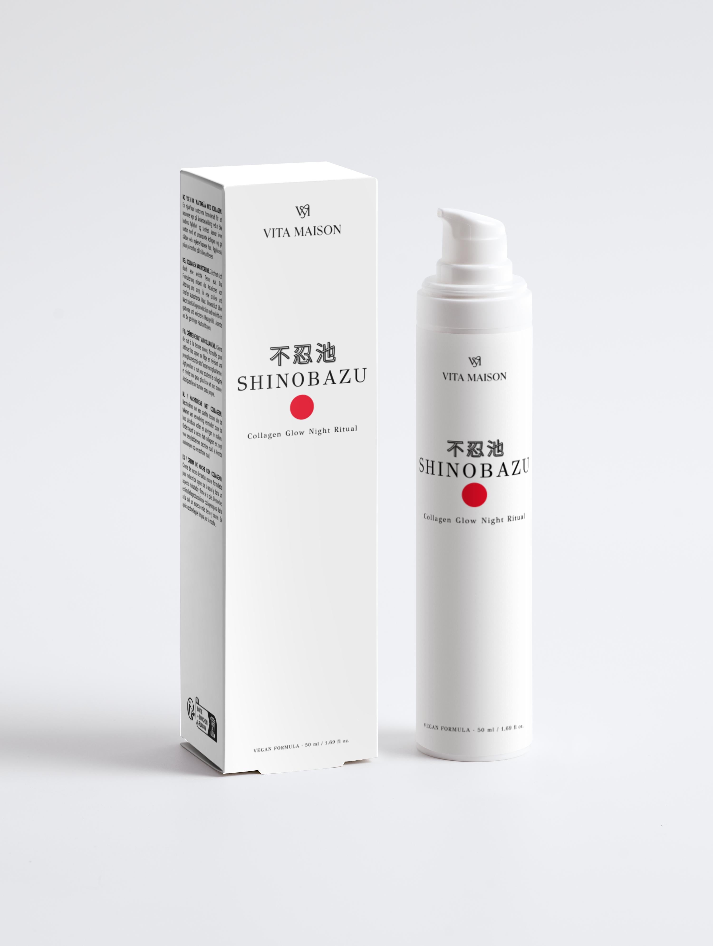 SHINOBAZU™Collagen Glow Night Ritual · Japan Rituals · VITA MAISON